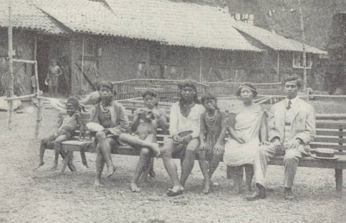 Julio, on far right, next to Maria, with Friday on far left, at Luna Park